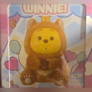 Winnie the Pooh Plush Toy Confirmed Miniso Squirrel 🐿️! Package is still sealed!